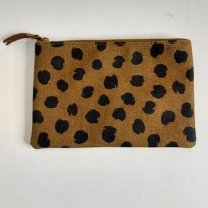 NWT Madewell painted canvas clutch